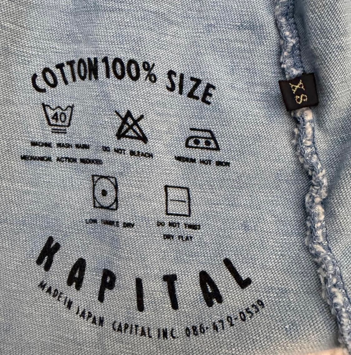 캐피탈 legs 자수셔츠 상품이미지6