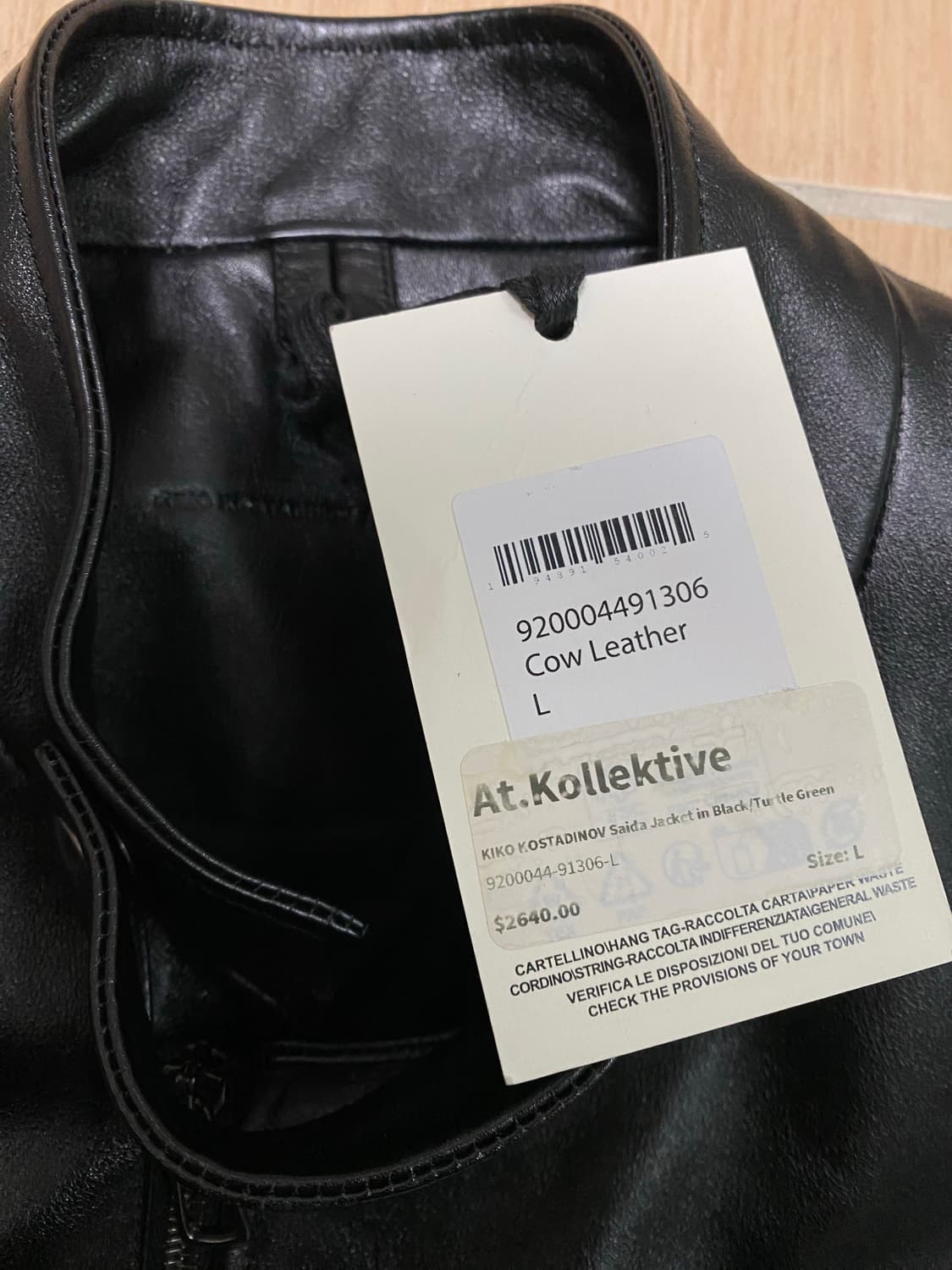 [L] 키코 코스타디노브 SAIDA 레더 자켓 상품이미지5