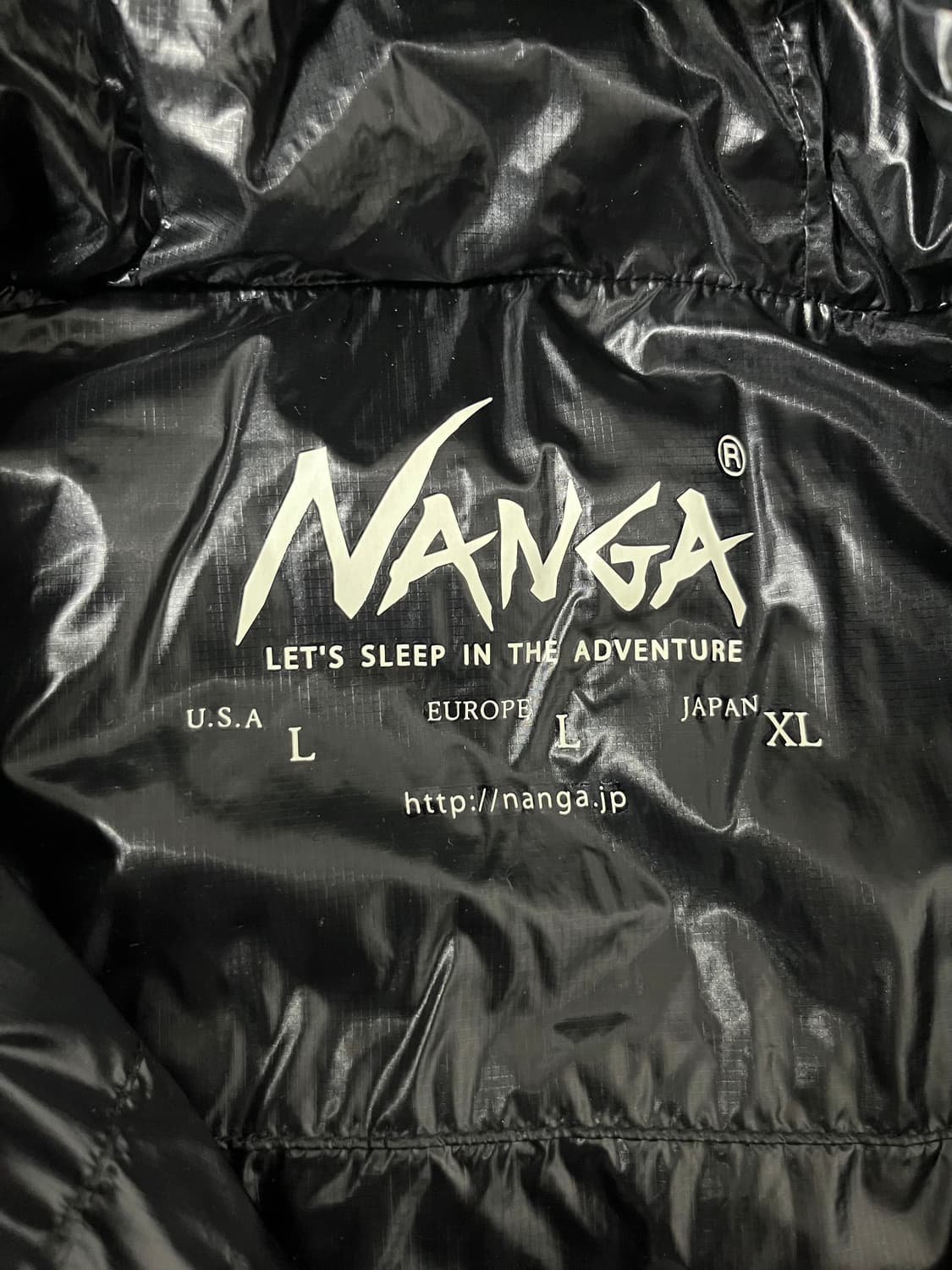 난가 에어리얼 다운 파카 패커블 블랙 XL 상품이미지5