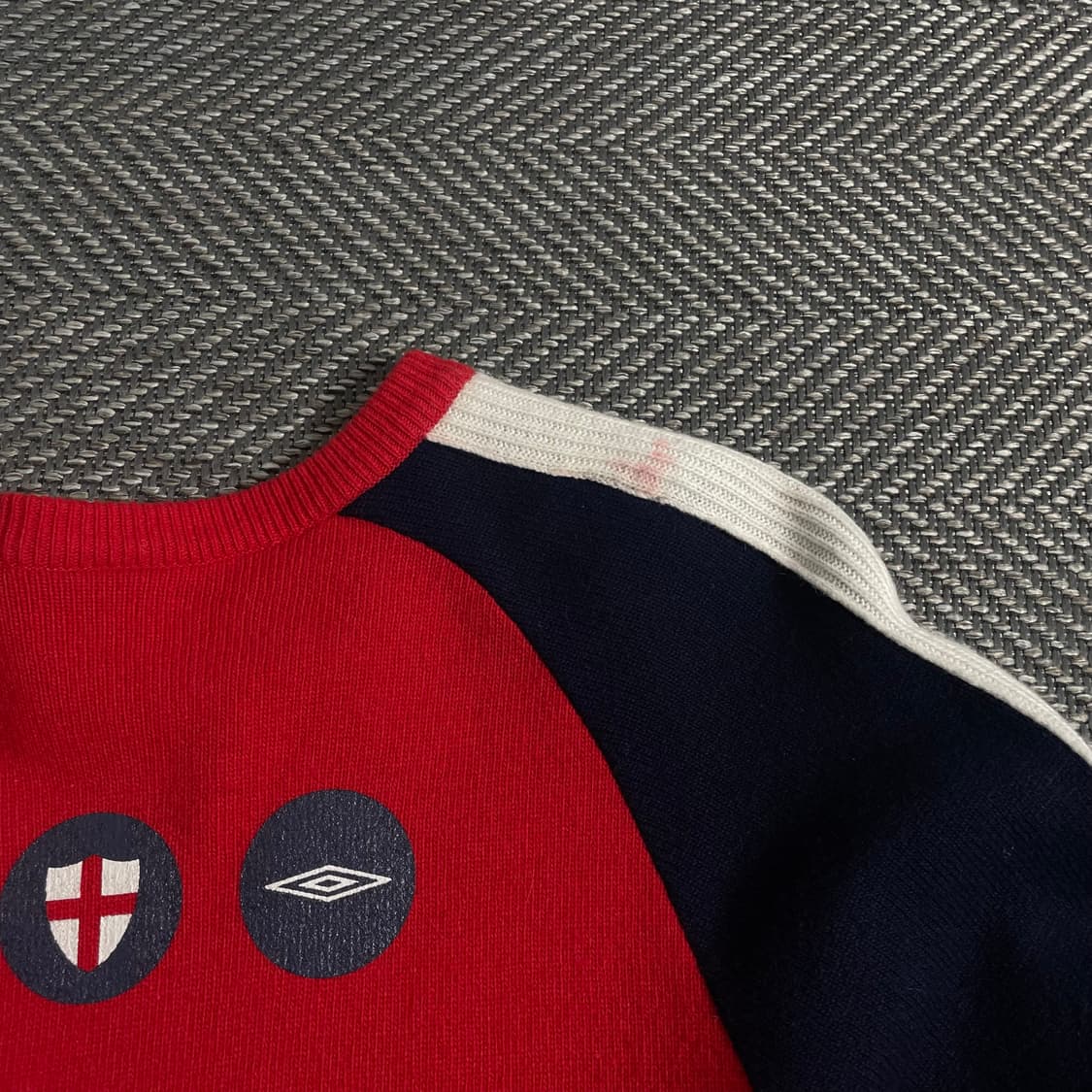 00s 엄브로 잉글랜드 국대 레트로 니트o 3820 상품이미지2