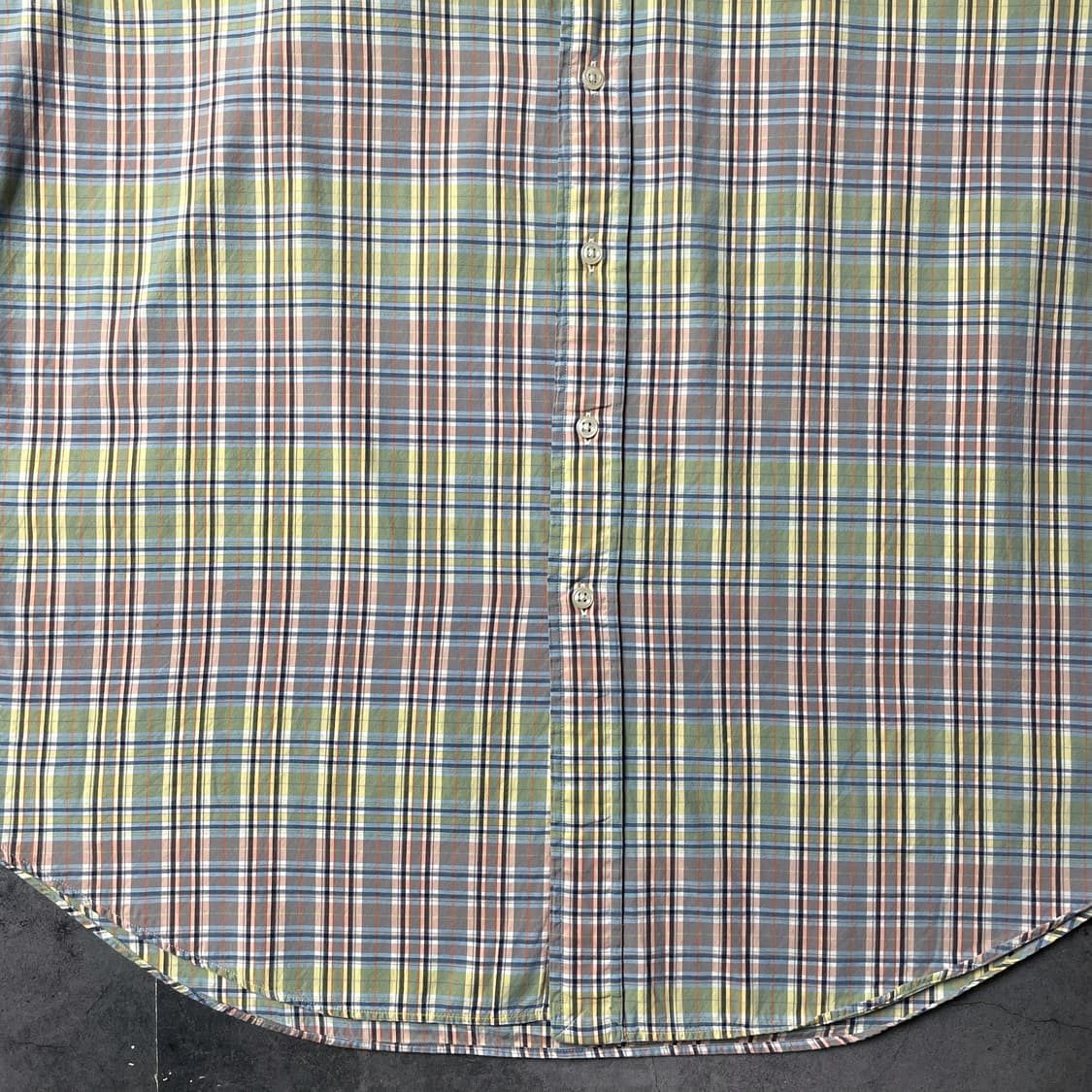 RALPH LAUREN 90s 랄프로렌 체크 코튼 반팔셔츠 A01208 상품이미지4