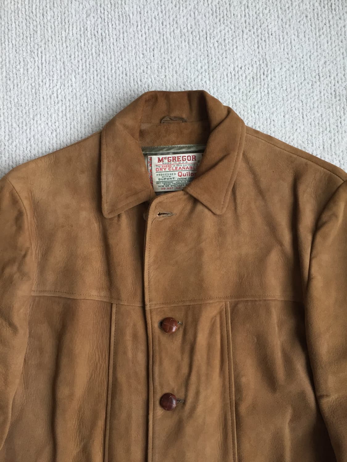 60’s McGREGOR 맥그리거 스웨이드 카코트 상품이미지2