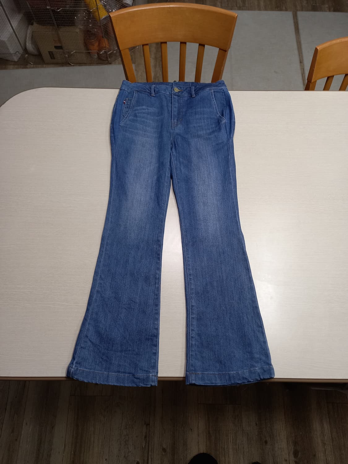 26 GUESS 멜빵 워싱 스판 부츠컷 26-612 상품이미지2