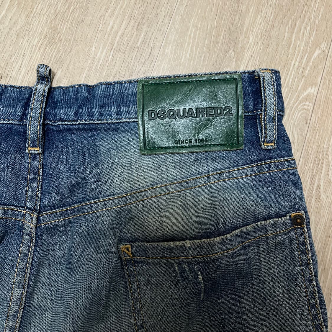 디스퀘어드2 Dsquared2 데미지 워싱 데님 청바지 50사이즈 상품이미지3