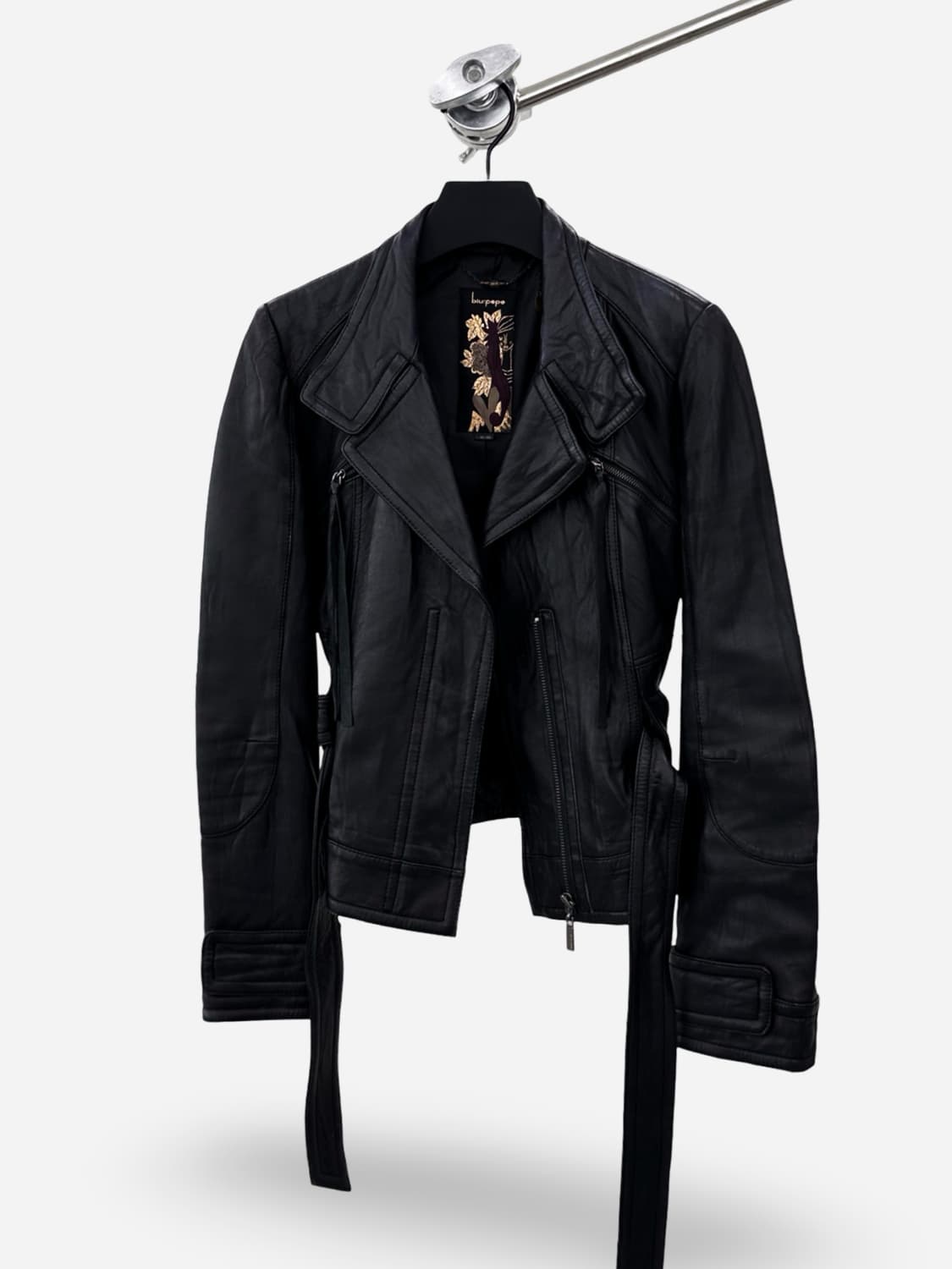 Blu:Pepe Lambskin Leather Rider Jacket 상품이미지1