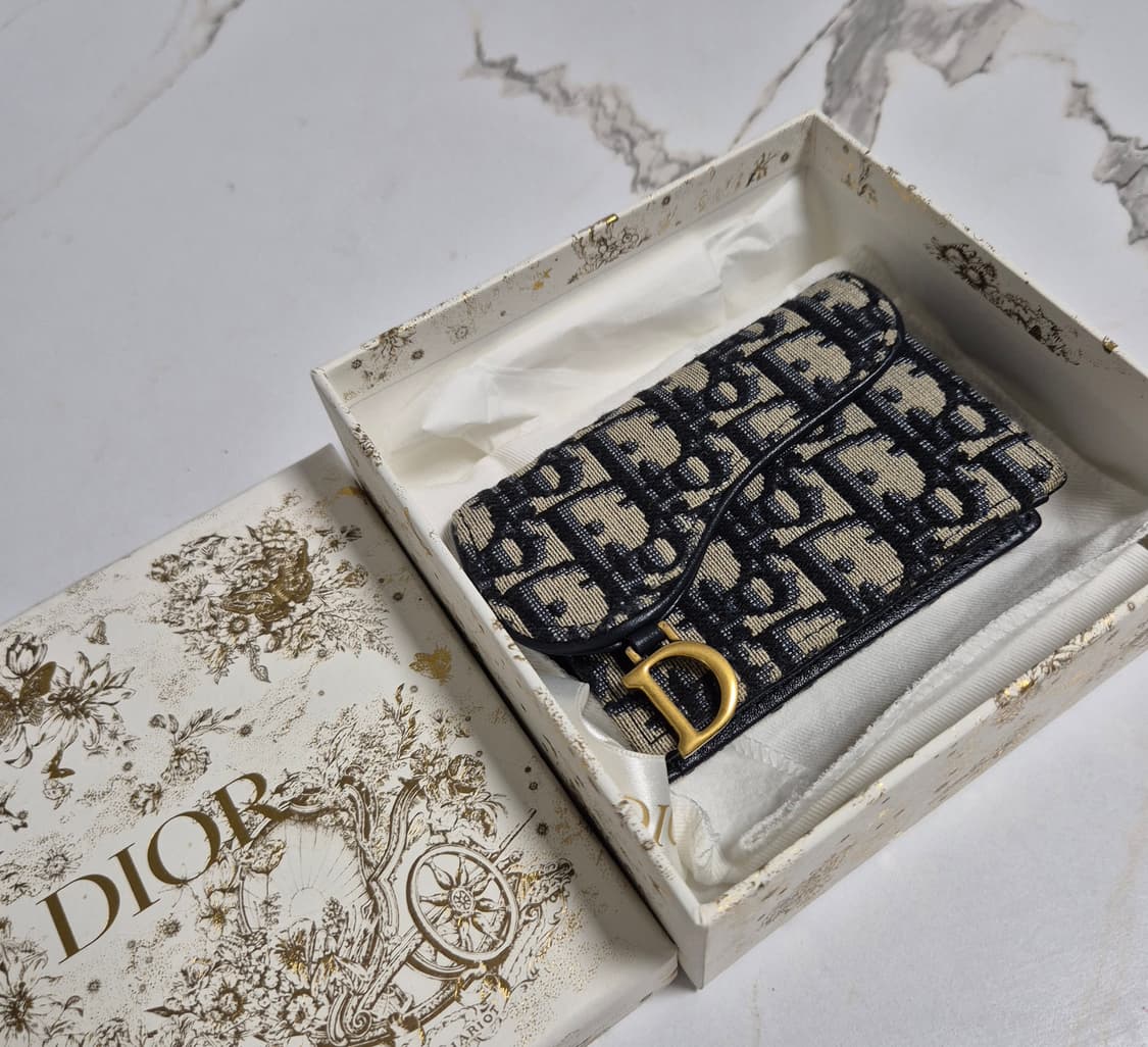 (정품) 디올 오블리크 새들 카드지갑 상품이미지1