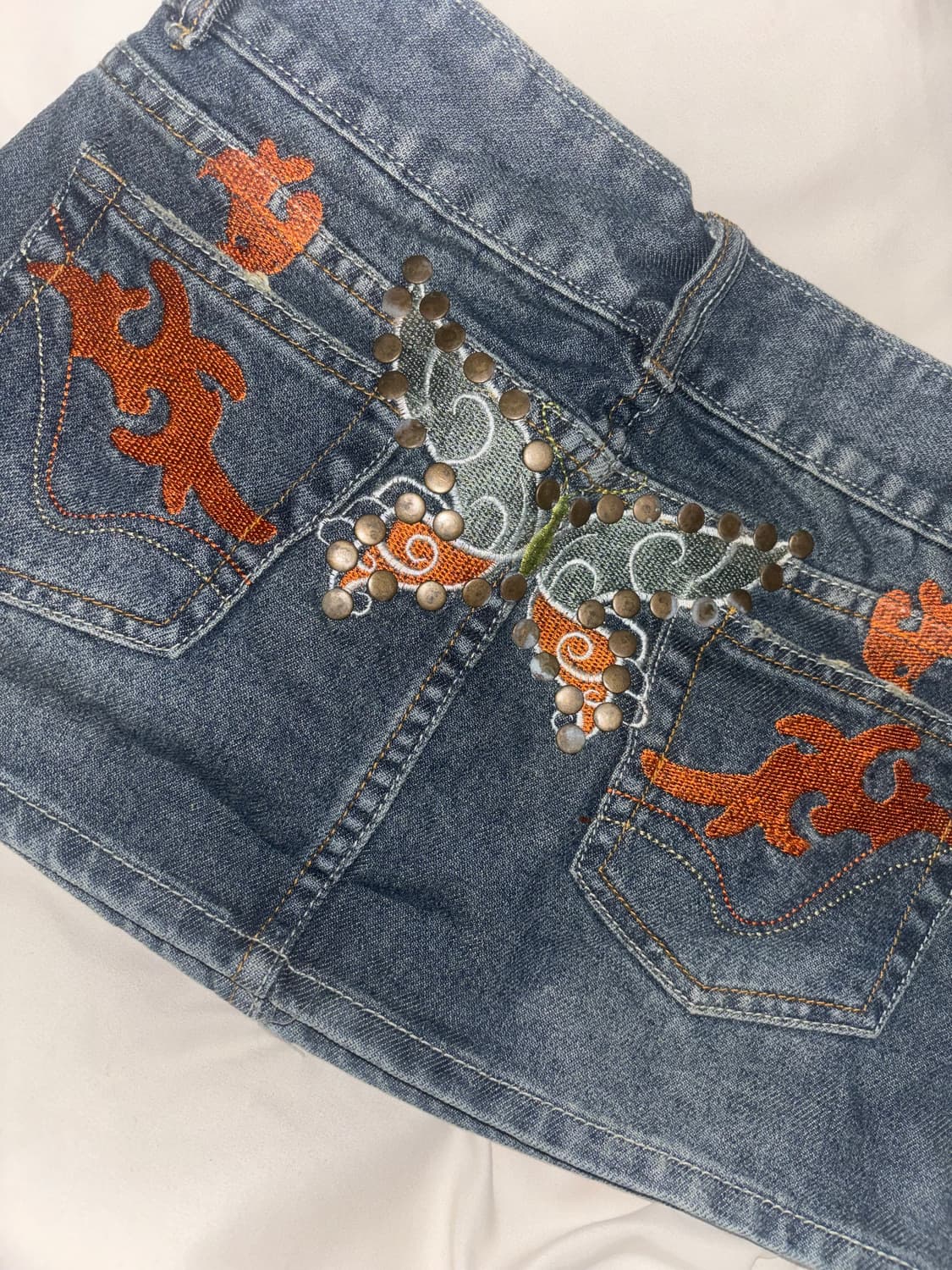 빈티지 프린팅 스커트 상품이미지2