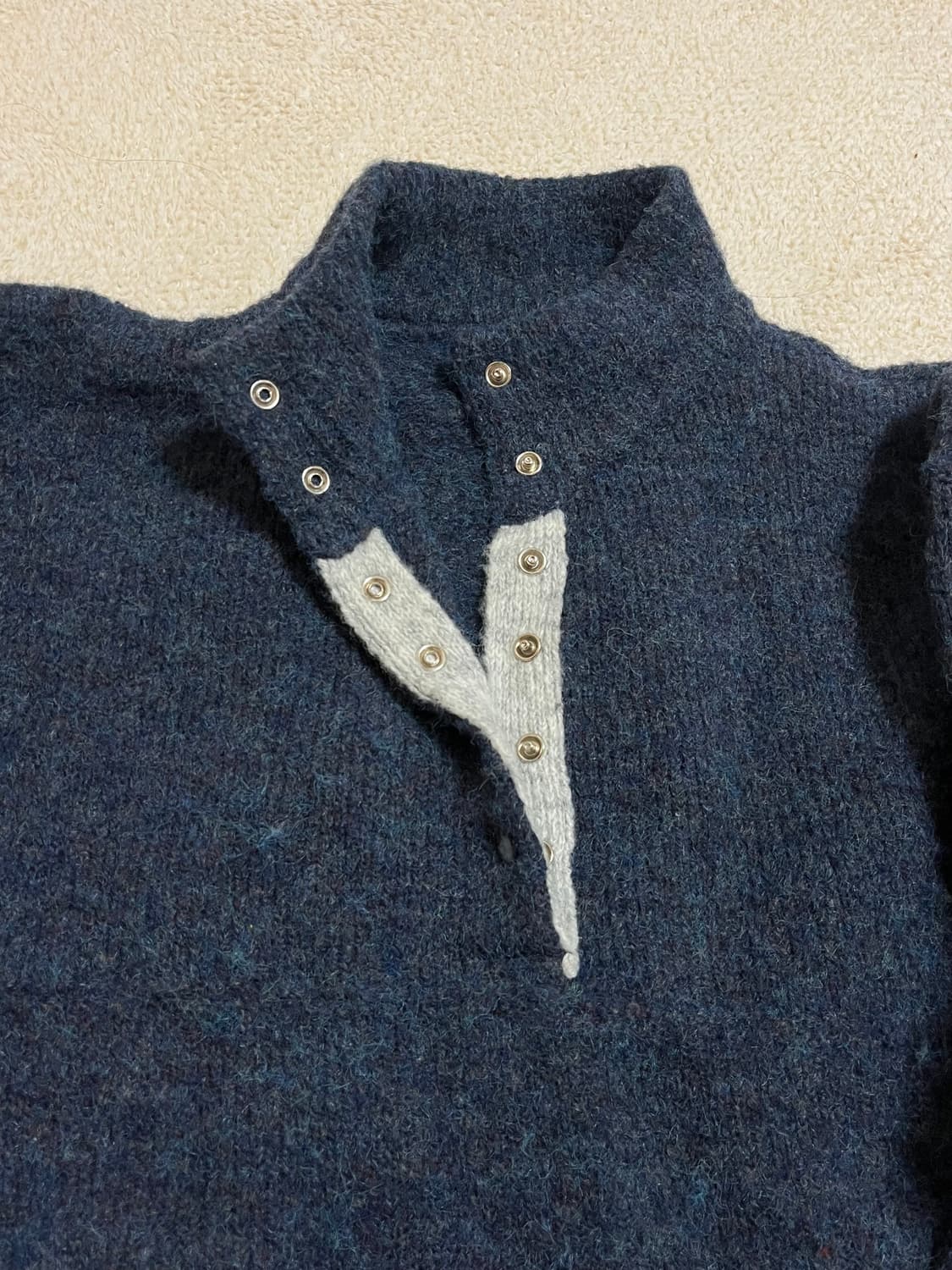 하이넥 니트 스웨터 상품이미지3