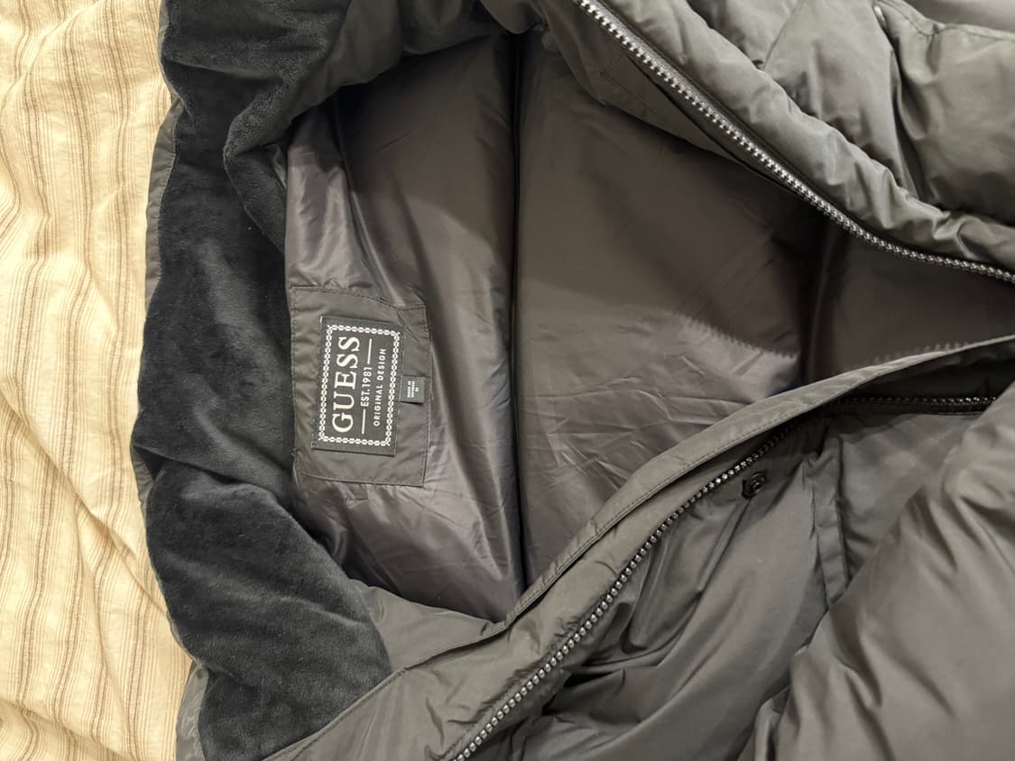 게스 여성 숏 패딩 블랙 M 상품이미지5