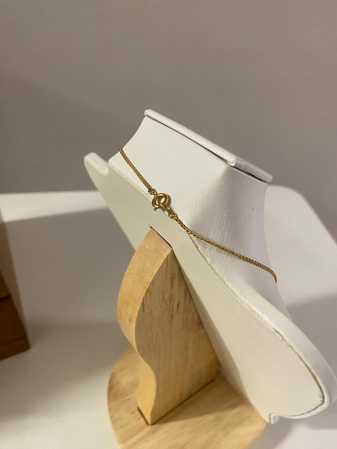 골드톤 바 목걸이 빈티지 수입 상품이미지5