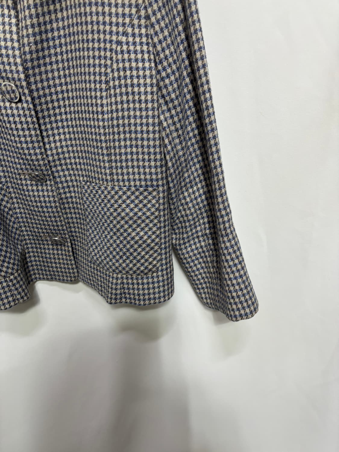 로엠(Roem)하운드투스 트위드 자켓 S 여성 봄자켓 캐주얼 세미정장 상품이미지3