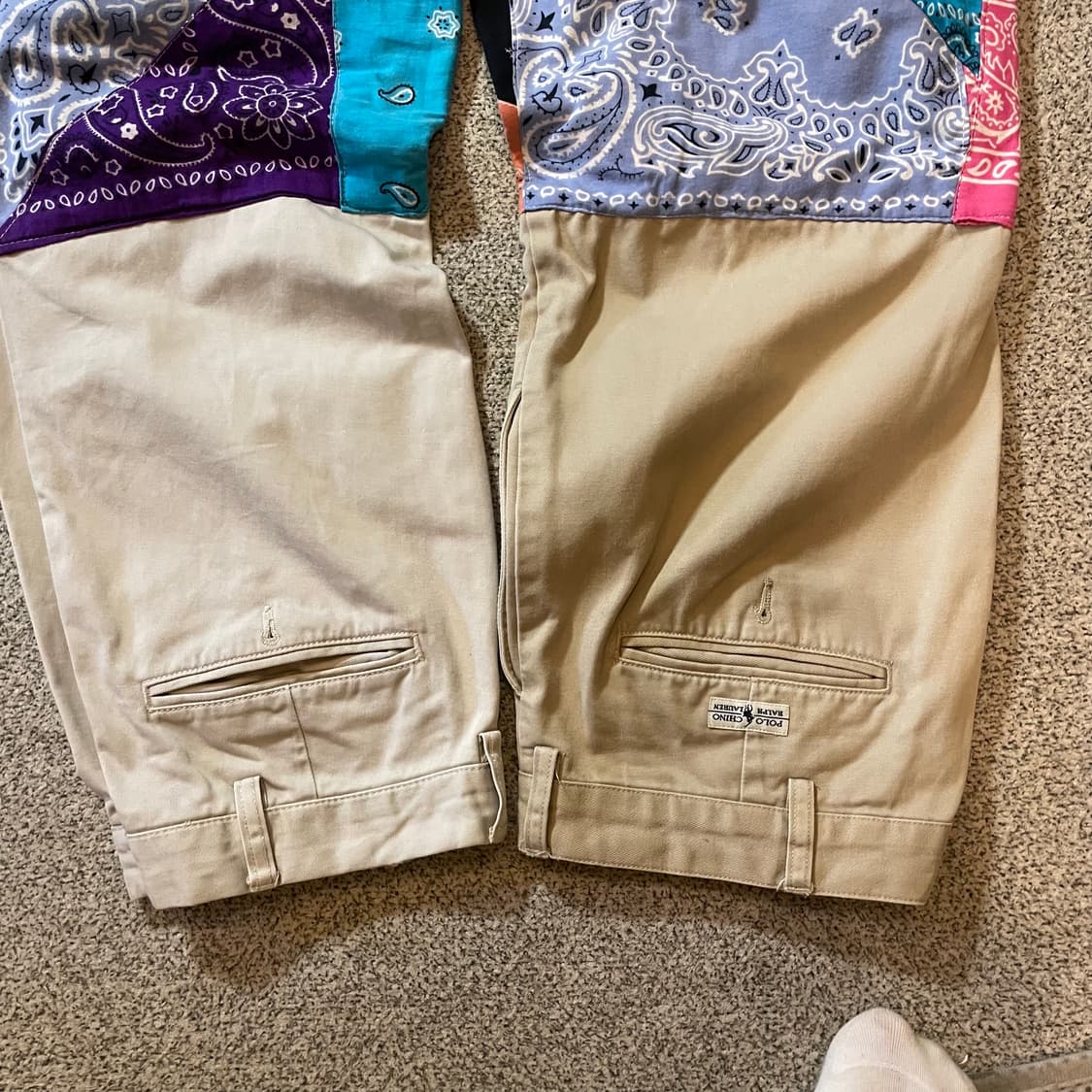 폴로 패치워크 페이즐리 리메이크 팬츠 상품이미지3