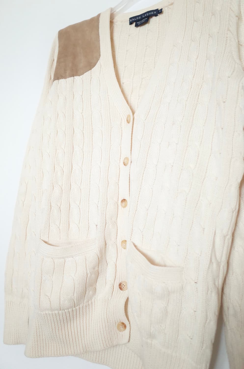 Ralph Lauren 케이블 코튼 가디건 상품이미지3