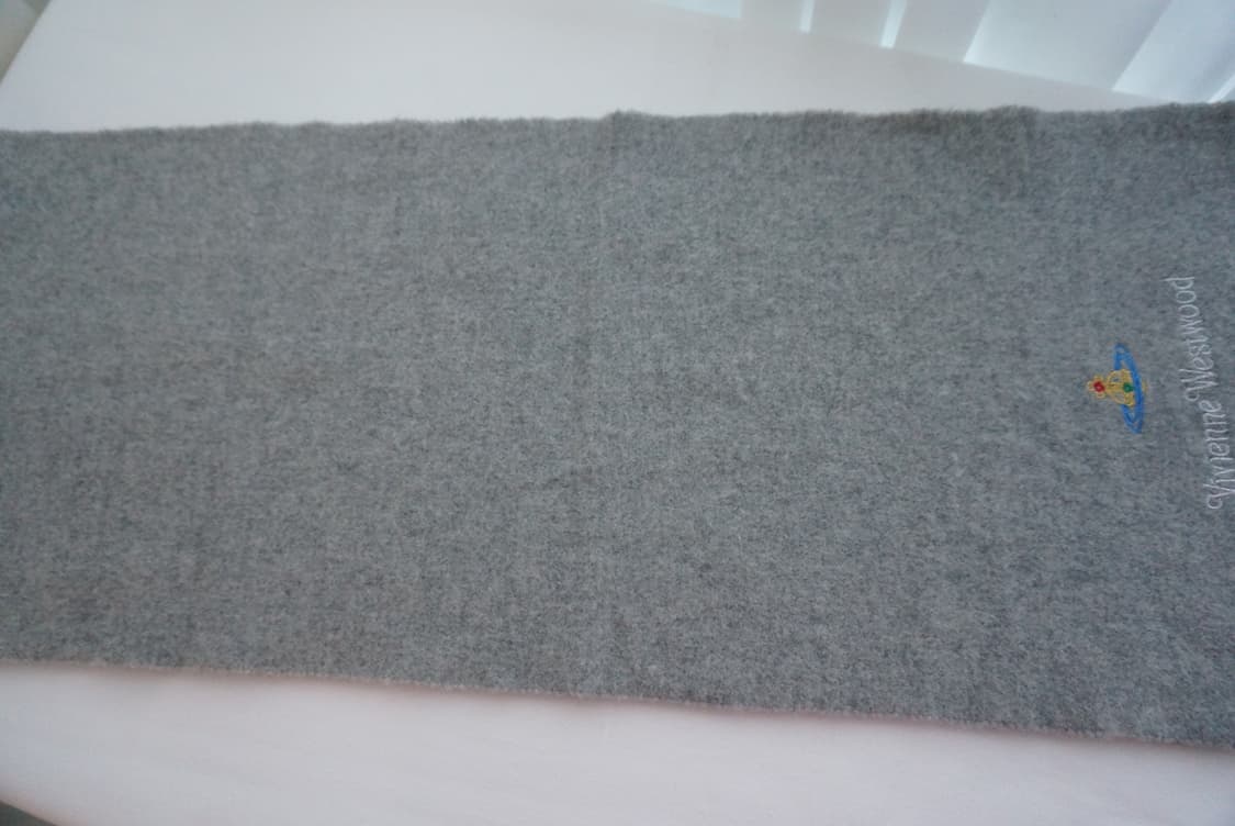 비비안웨스트우드 울 머플러-그레이 상품이미지5