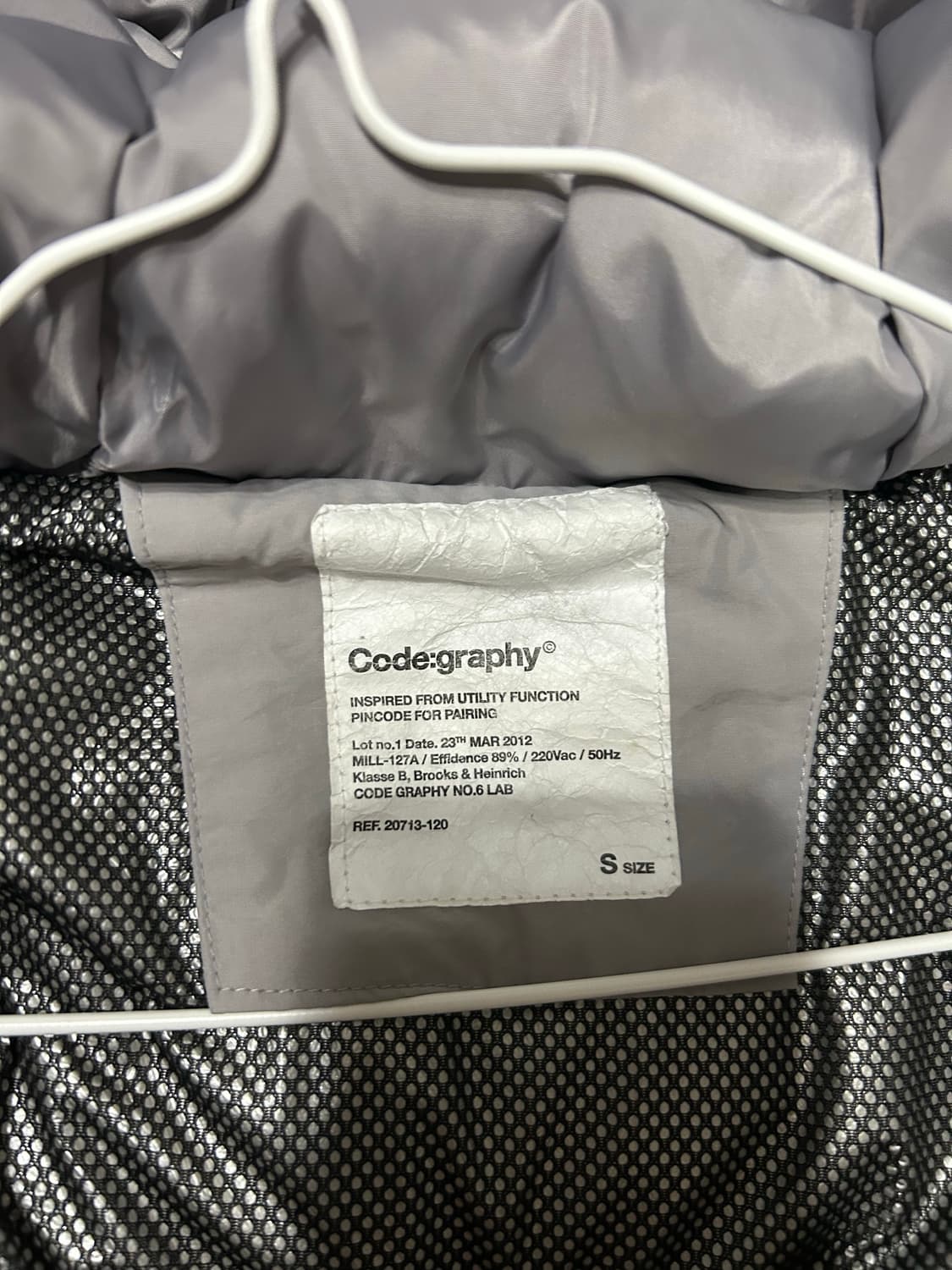 코드그라피 덕다운 패딩 여성 S 상품이미지3