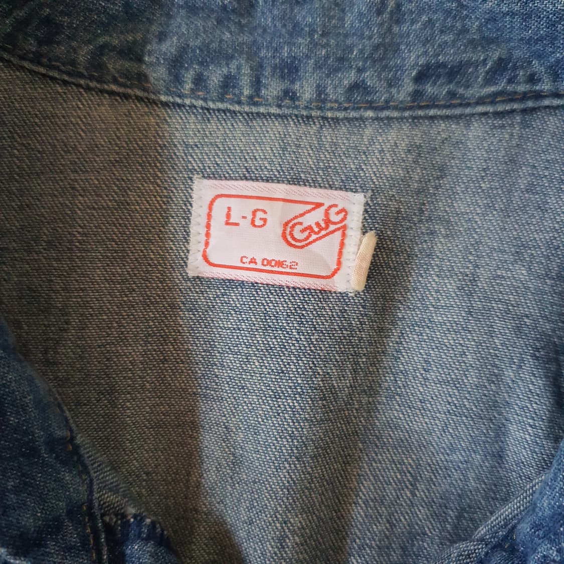 70s미국 수입 데님  웨스턴 셔츠  no.51 상품이미지4