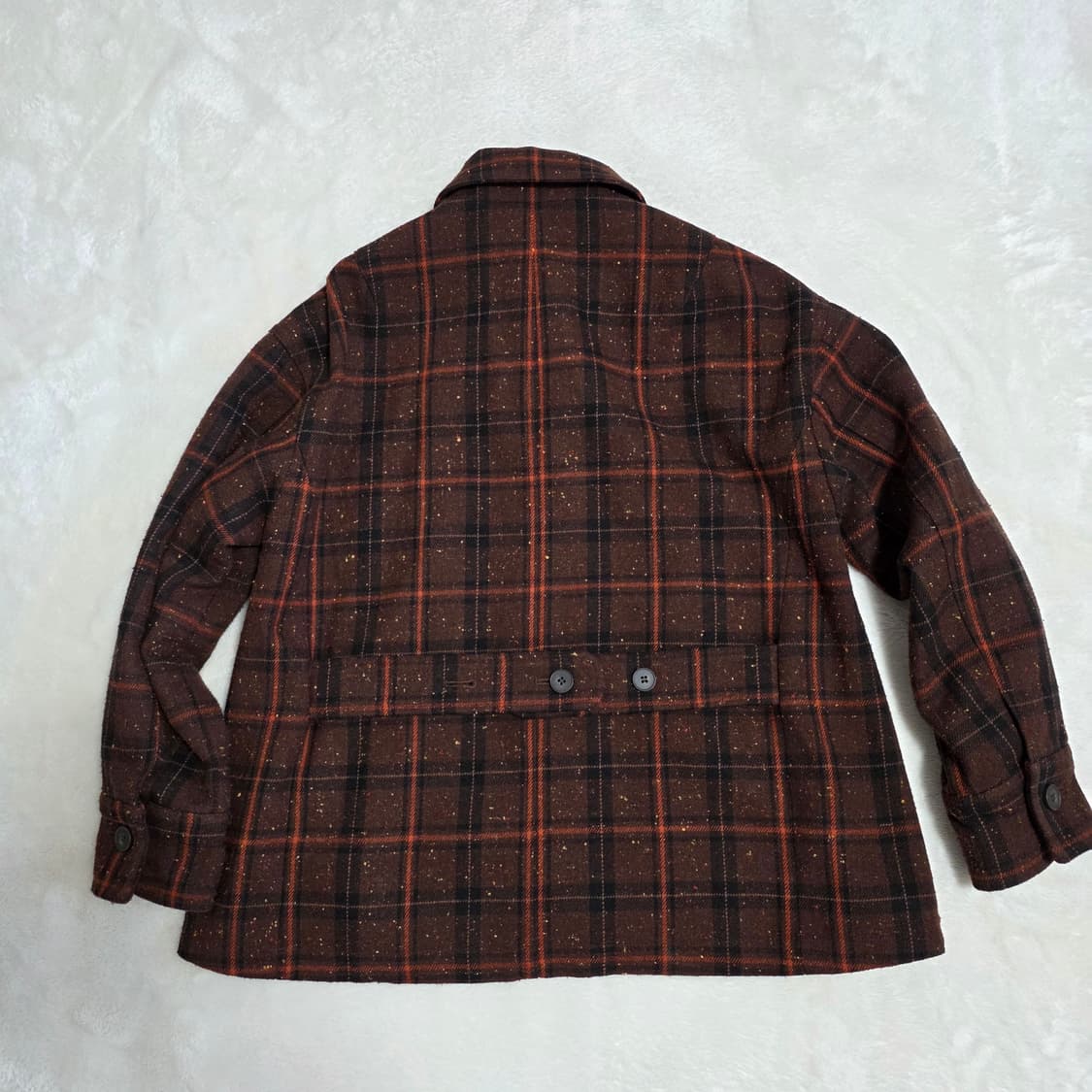 (66)여성 라삐아프 체크 자켓 상품이미지3