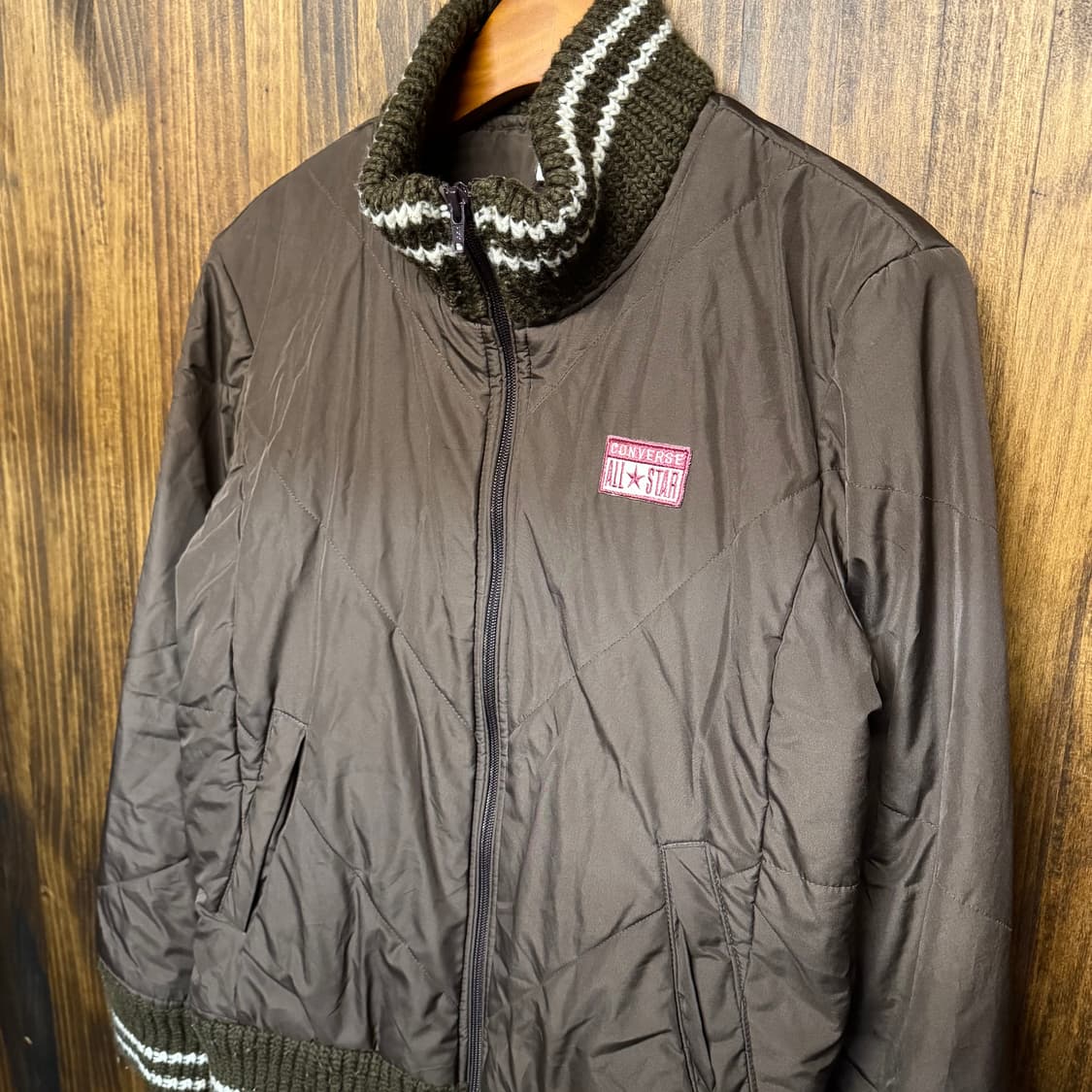 CONVERSE brown padded jacket 상품이미지4
