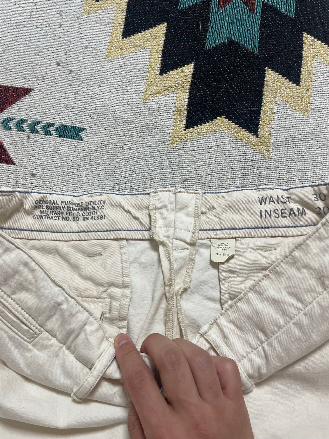 RRL 에크루 필드치노 팬츠(30x30) 상품이미지6