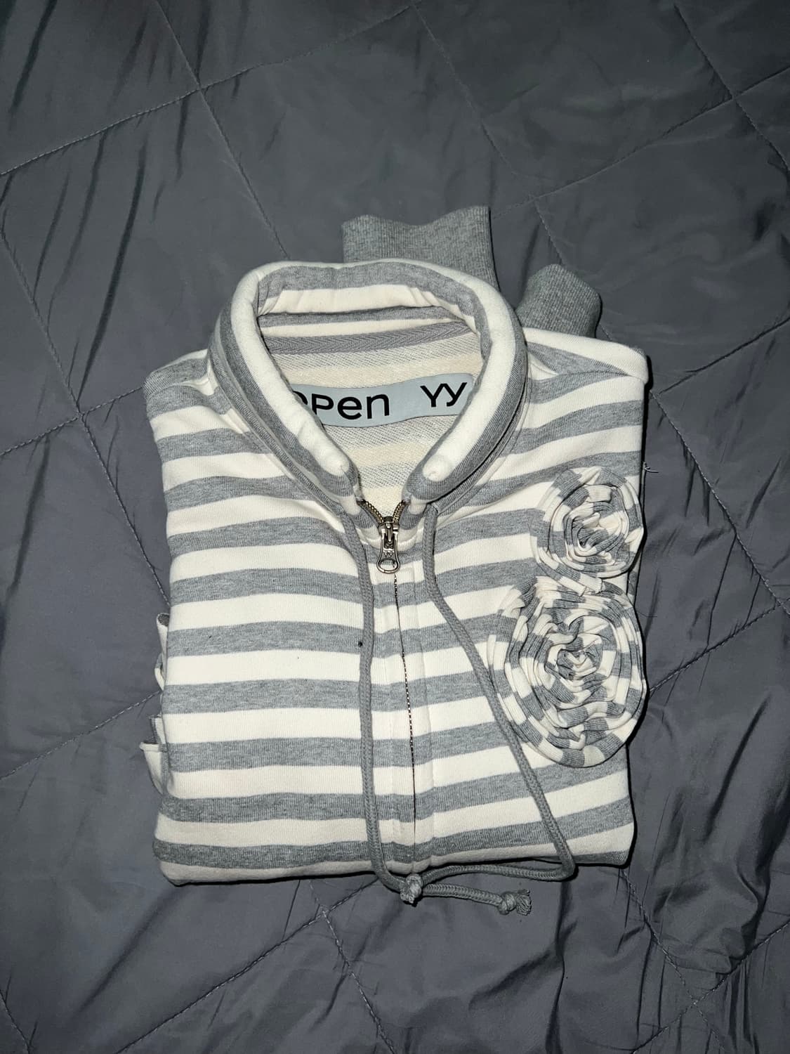 오픈와이와이 아플리케 집업 자켓 상품이미지2