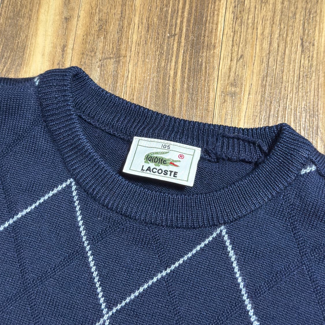 라코스테 아가일 니트 상품이미지4