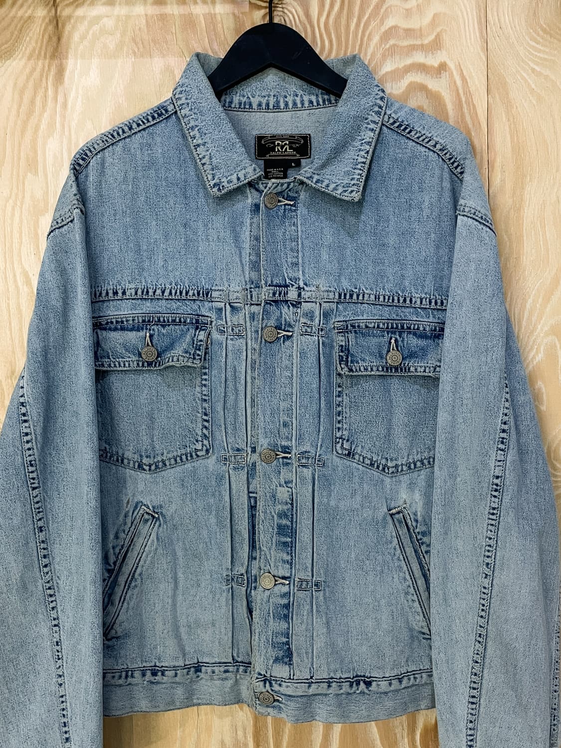 RRL 보로 데님 트러커 자켓 상품이미지5