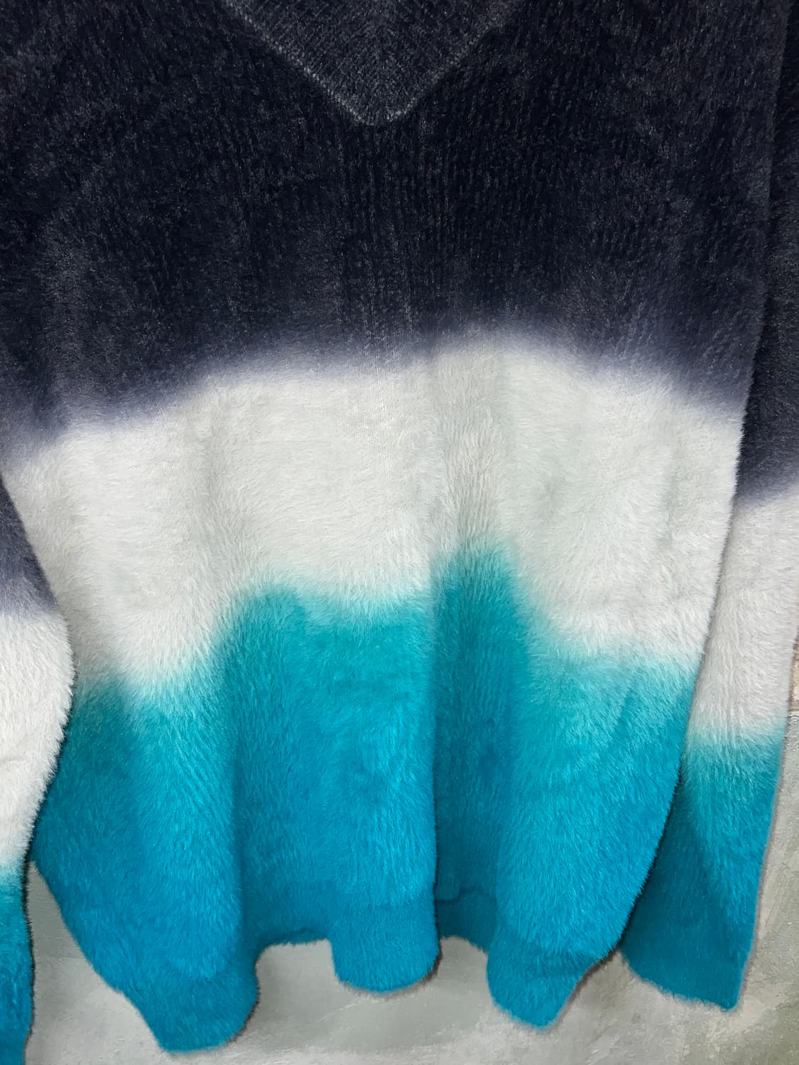 [SEW ClASSIC] 3 clolor block mohair knit 상품이미지5