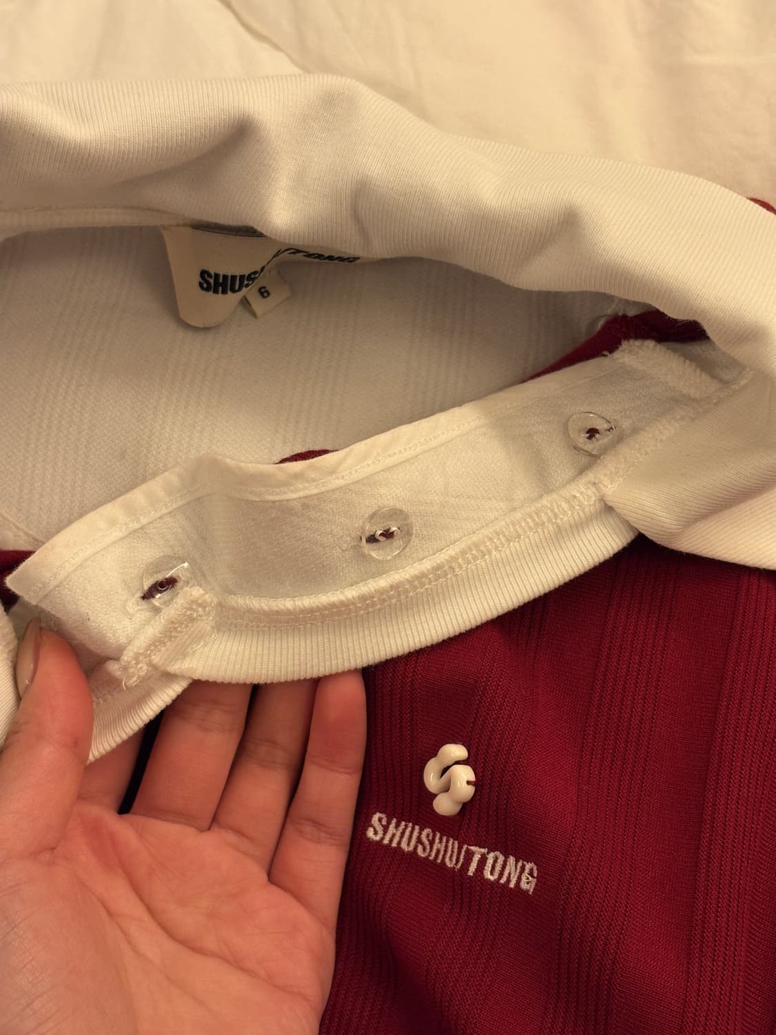 슈슈통 스웻셔츠 레드 상품이미지3