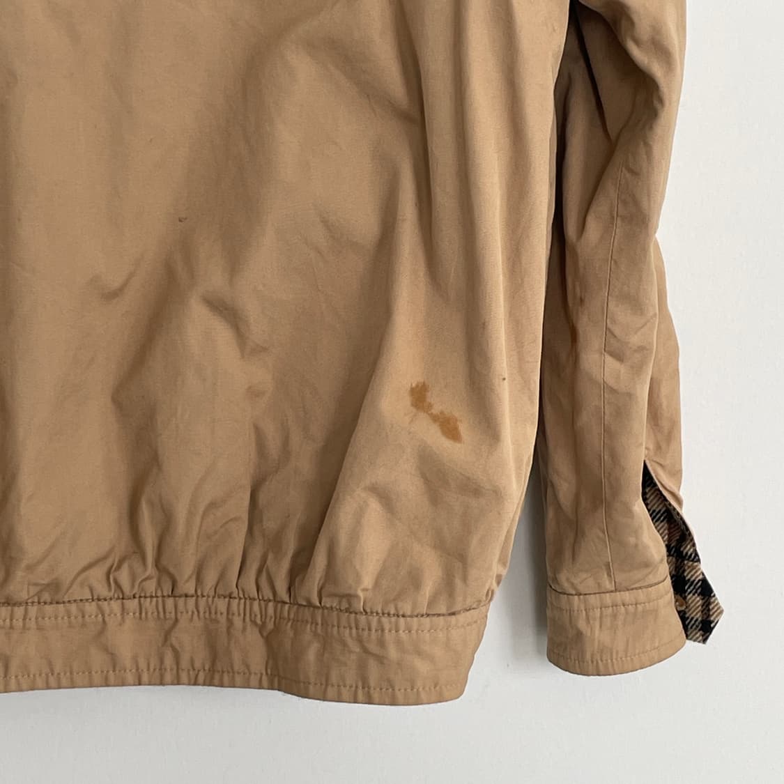 닥스 체크 & 베이지 양면 리버시블 블루종 상품이미지5