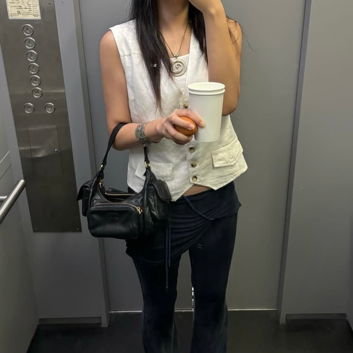 gimaguas 린넨 베스트 L 상품이미지6