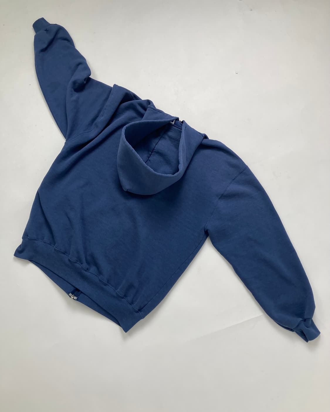 90s Russell Zip Up Hoodie (slate blue) 상품이미지2
