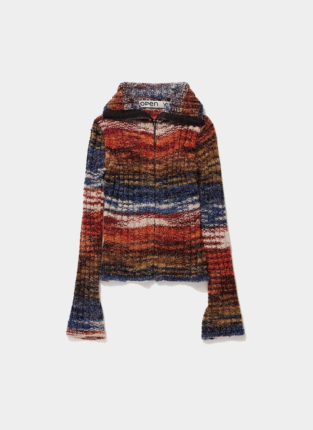 Open yy 니트 집업 상품이미지4