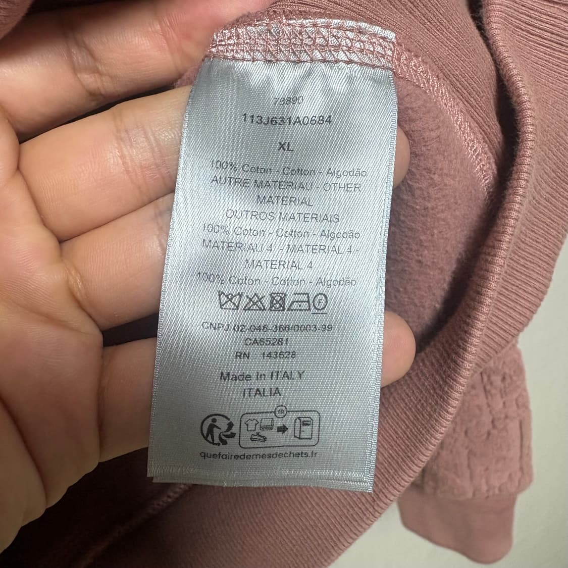 [XL/새상품급] 디올 오블리크 테리 후드티 상품이미지2