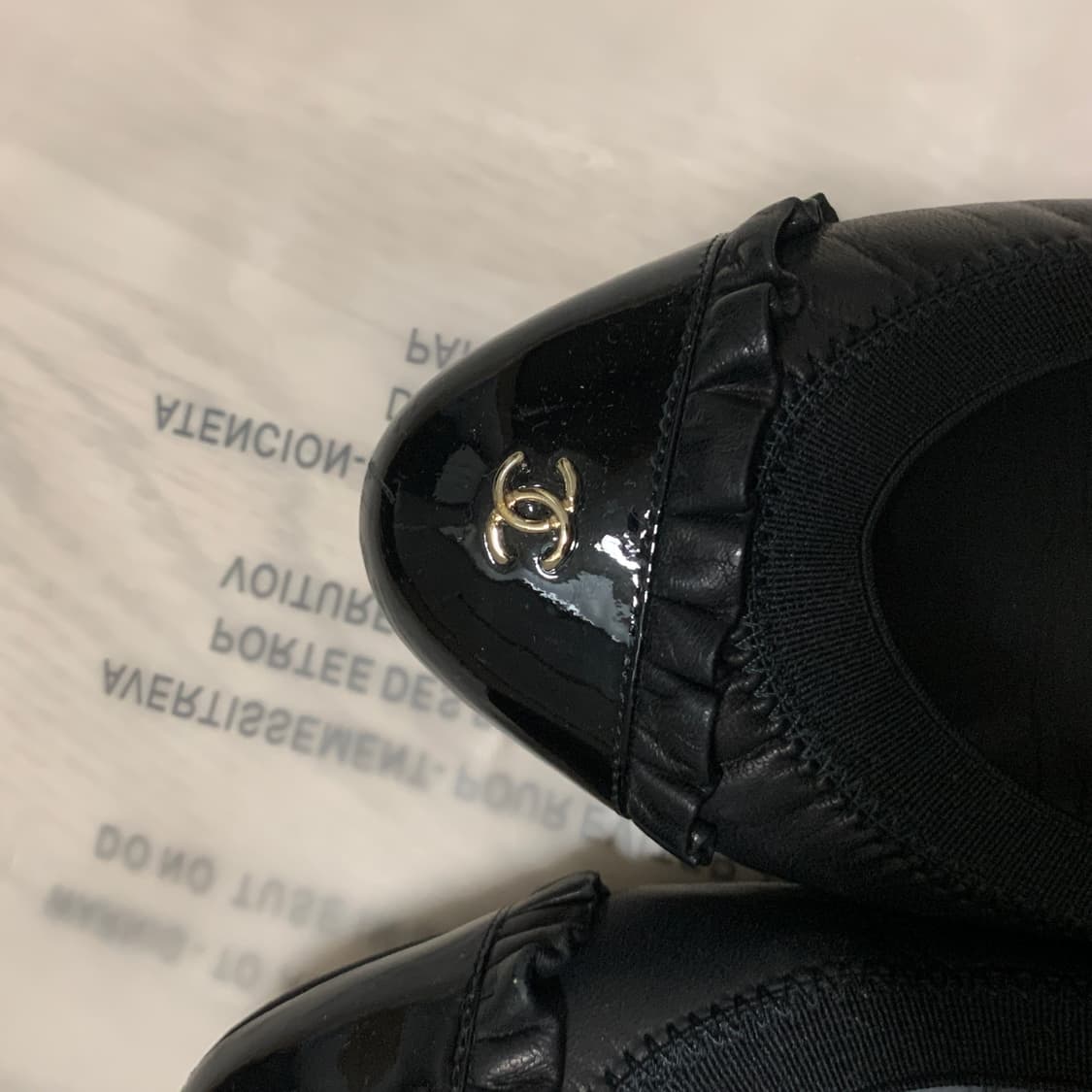 샤넬 셔링 플랫 슈즈 G26480 상품이미지4