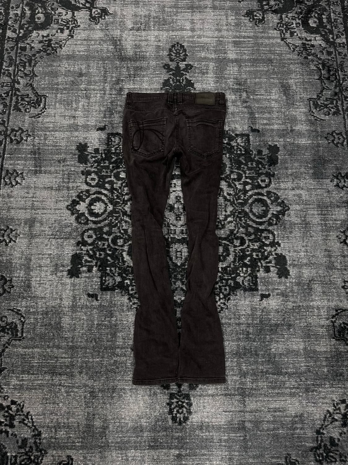 No id 00s distressed slim denim pants 상품이미지7