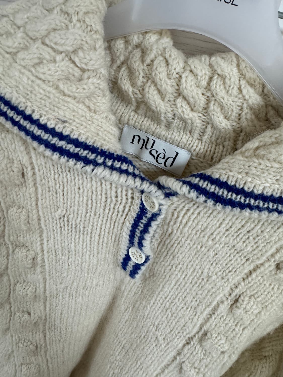 Mused 뮤제드 세일러 니트 상품이미지2