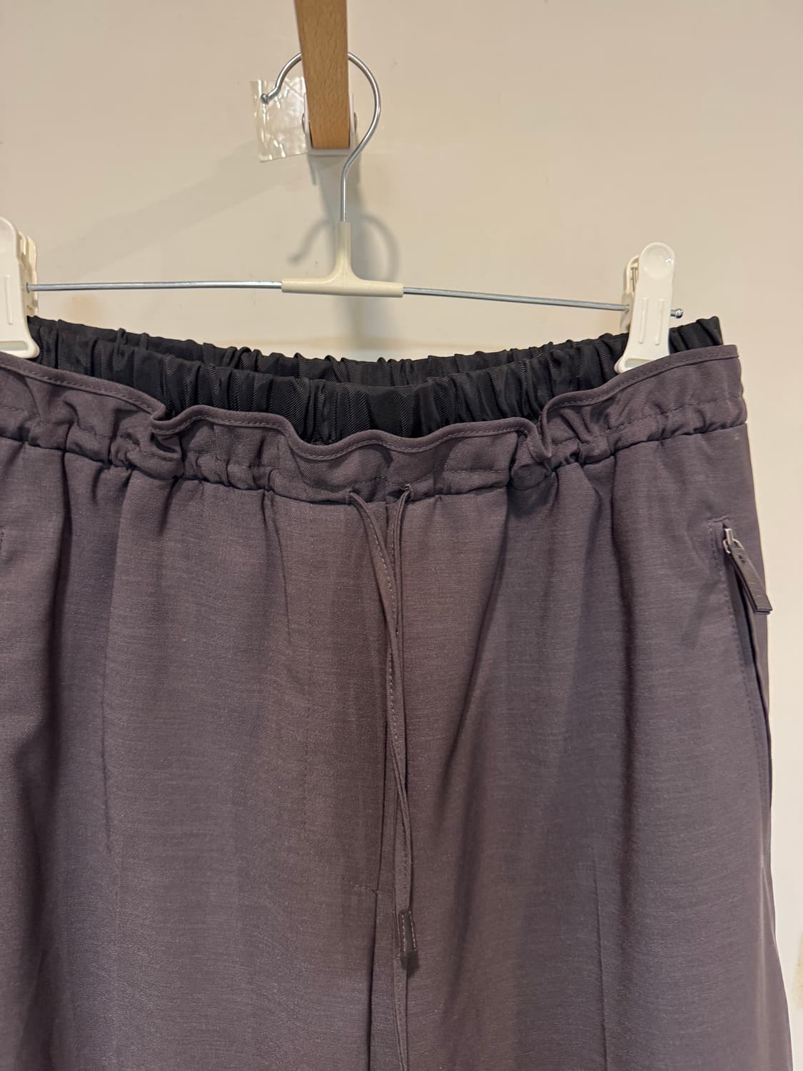 system 시스템 드로스트링 와이드 팬츠 23ss 상품이미지5