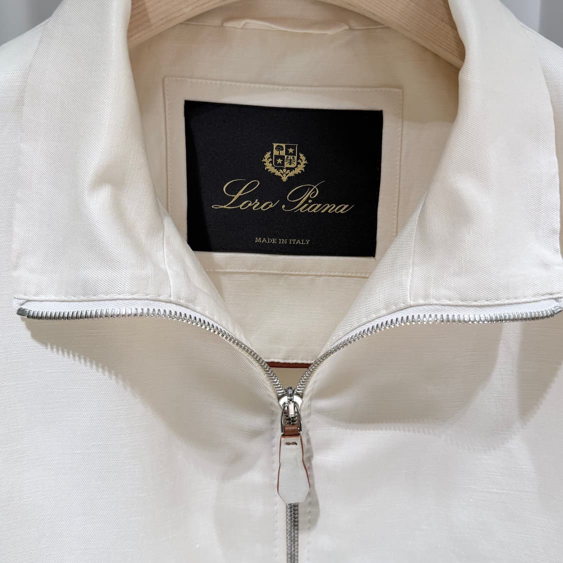 (S+/M) / 로로피아나 아이보리 다틸로 봄버 자켓 상품이미지4