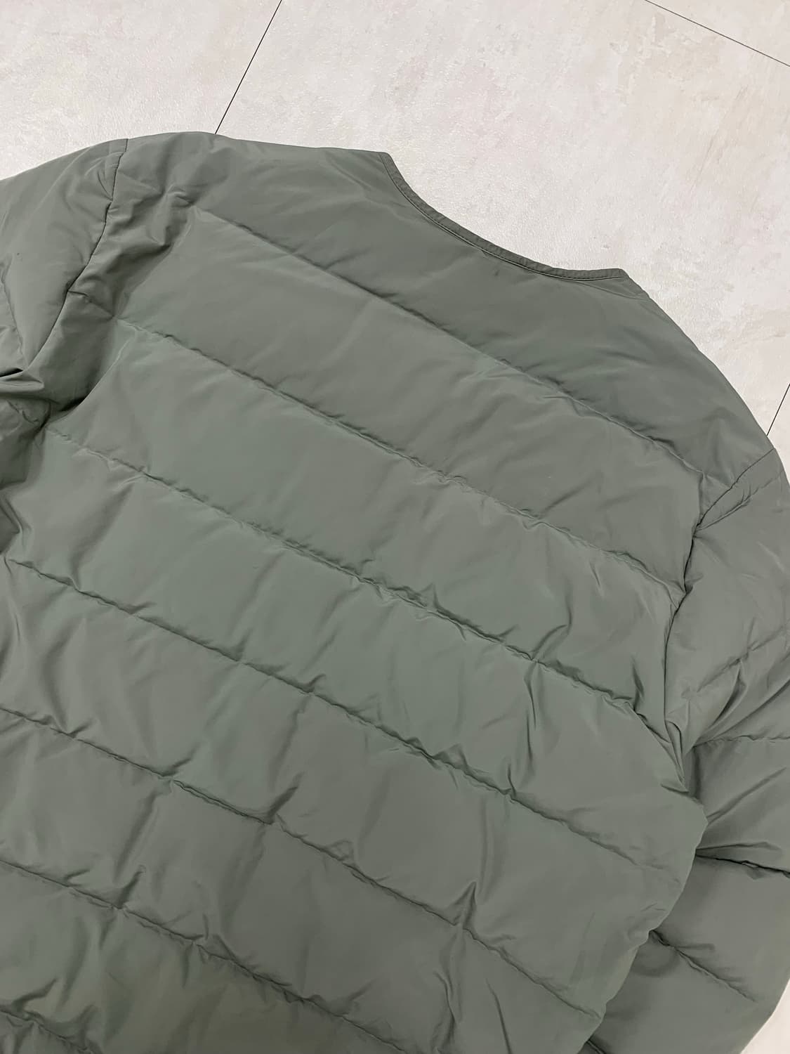 엄브로 카키 그레이 경량 패딩 #238 상품이미지9