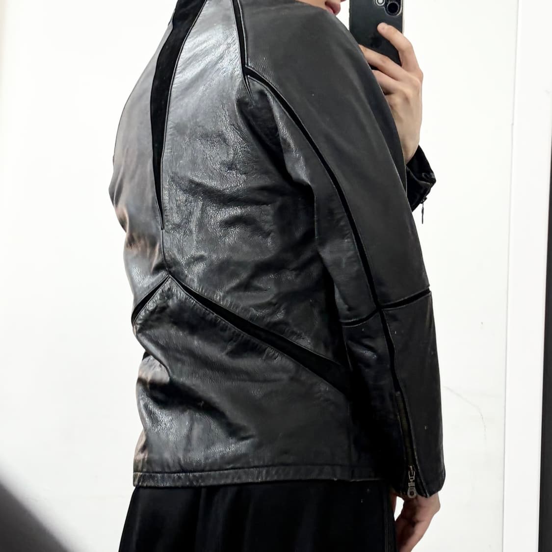 리바이스 소가죽 스웨이드 패널 자켓 상품이미지4