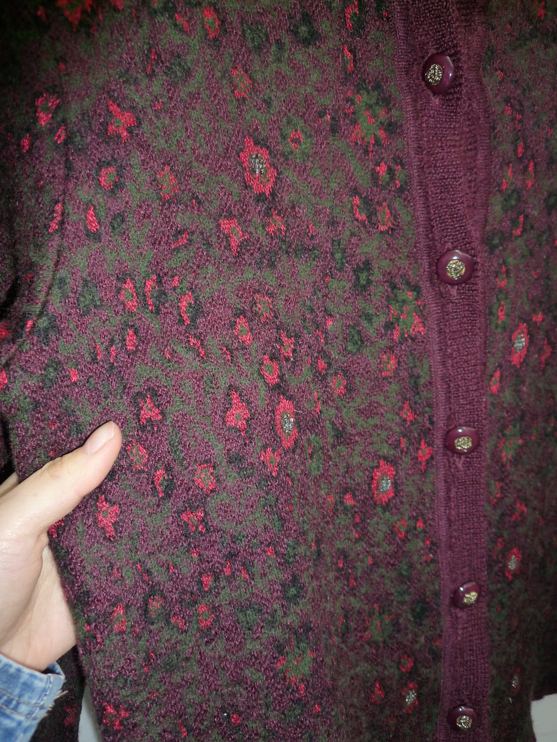 Beads flower cardigan 상품이미지5