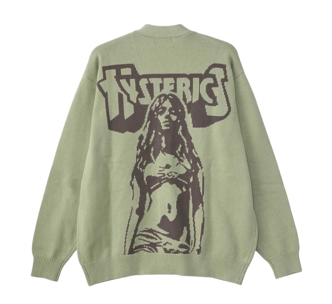 히스테릭 글래머(HYS) 배드 애스 마마 니트 가디건 상품이미지1