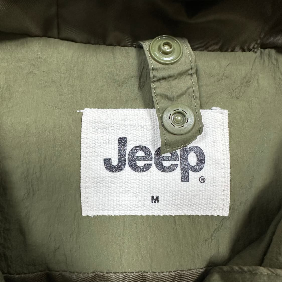 ✨ (바배) 지프 올리브그린 카키 바람막이 상품이미지4