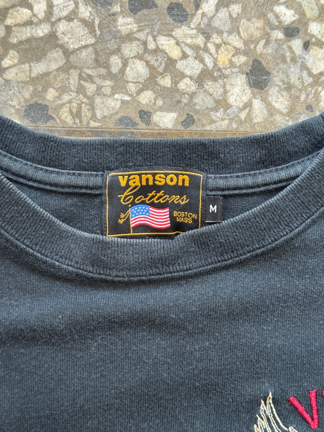 밴슨 T.F.O.A. 자수 반팔 티셔츠(HT7) 상품이미지5