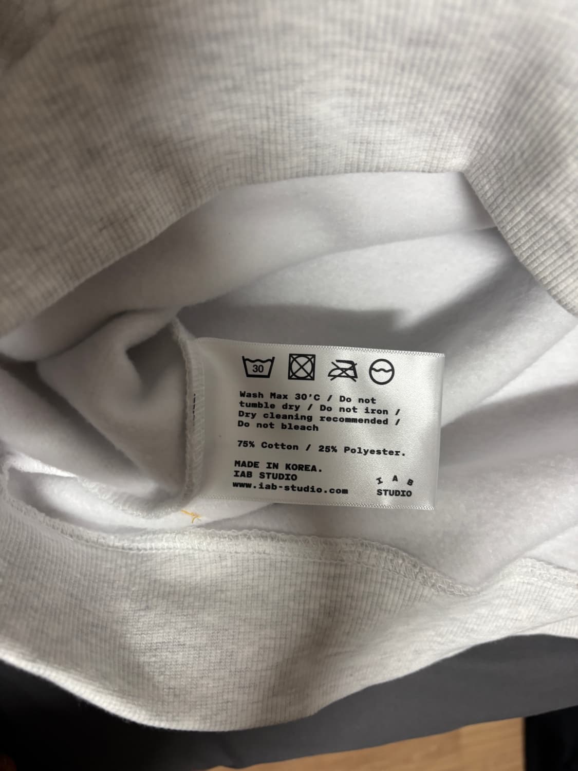 아이앱 스튜디오 후드 라이트 그레이 L 상품이미지4