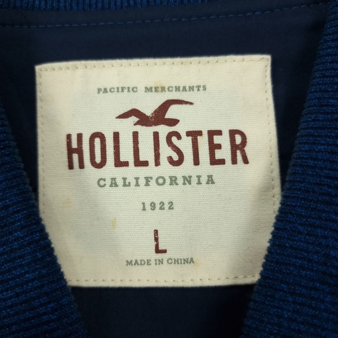 [홀리스터]스웻 블루종 집업 자켓 네이비 M19661 상품이미지7