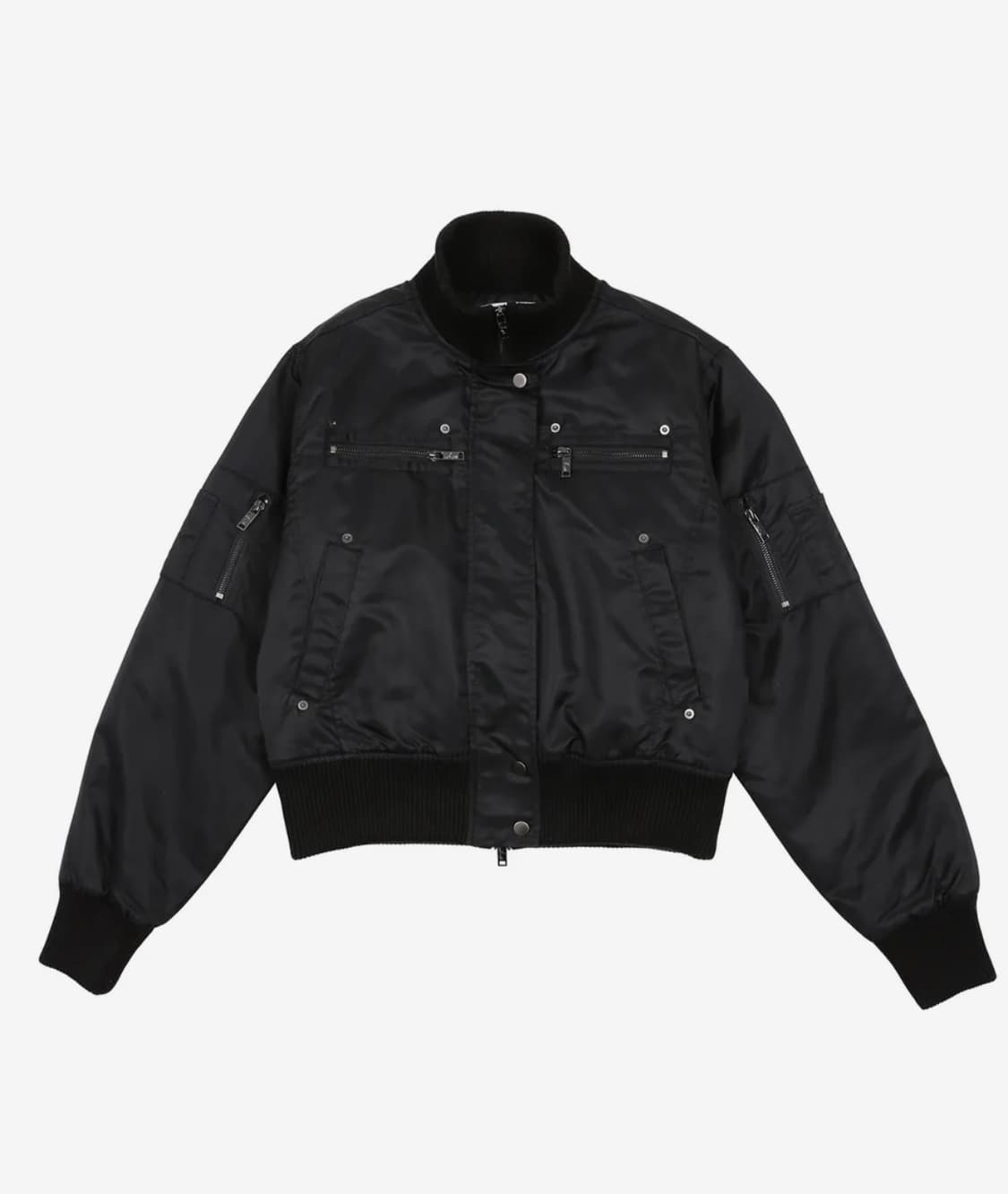 어니브 점퍼 MA-1 BOMBER JUMPER BLACK 상품이미지1