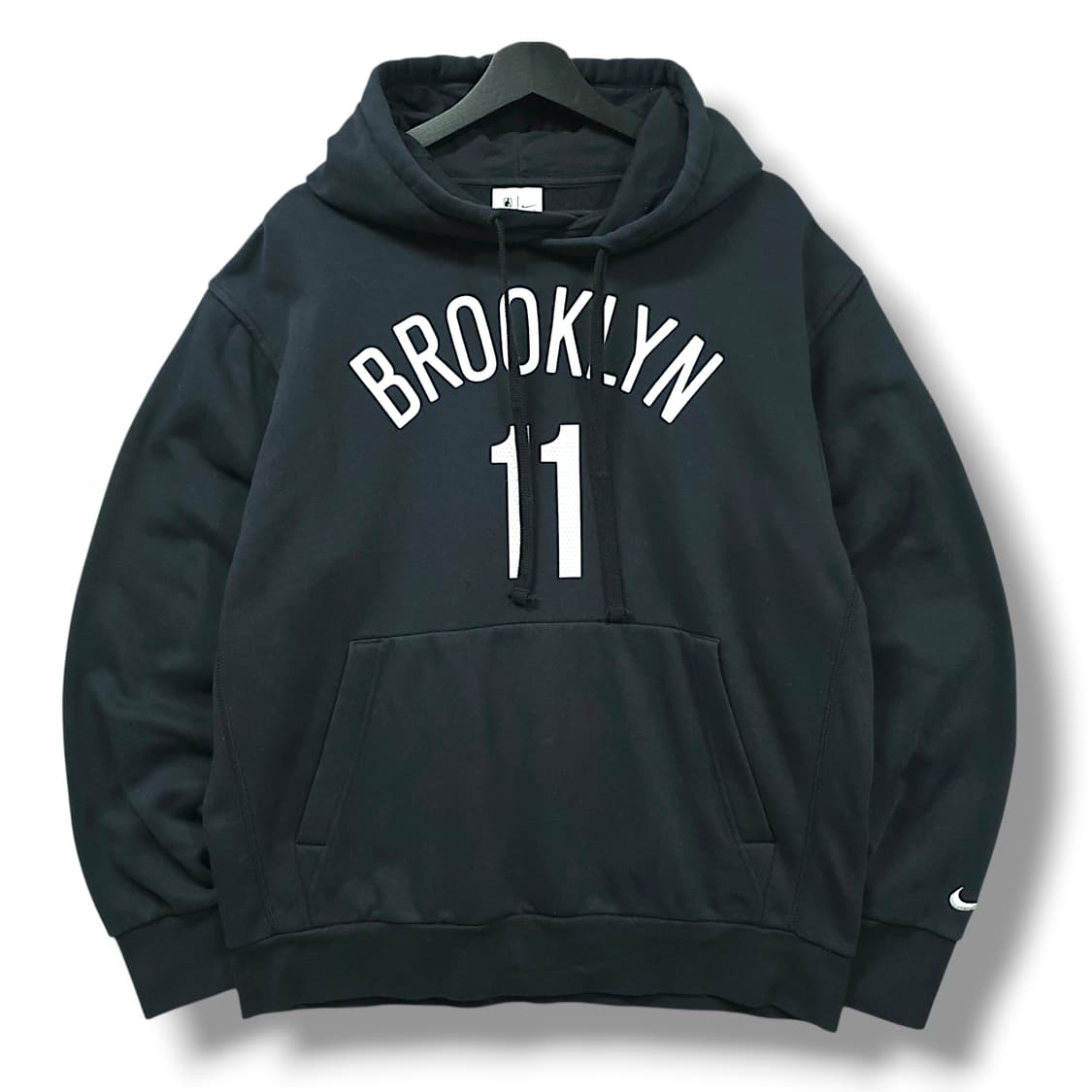 [L] 나이키 X NBA 브루클린 어빙 에센셜 풀오버 기모 후드티셔츠 상품이미지1