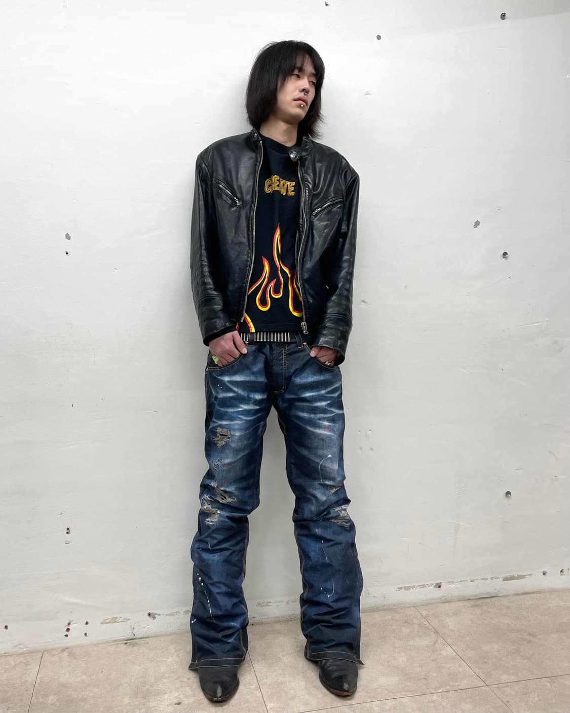 Flame Black Long Sleeve 상품이미지6