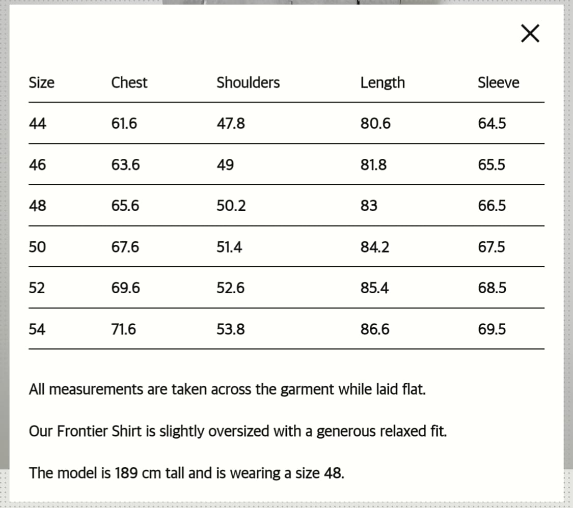 [46] 아워레가시 프론티어 데님 셔츠 m2242fc 상품이미지4